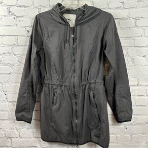 Roots 73 Martinriver Water Resistant Jacket Hooded Cinch Waist Black S